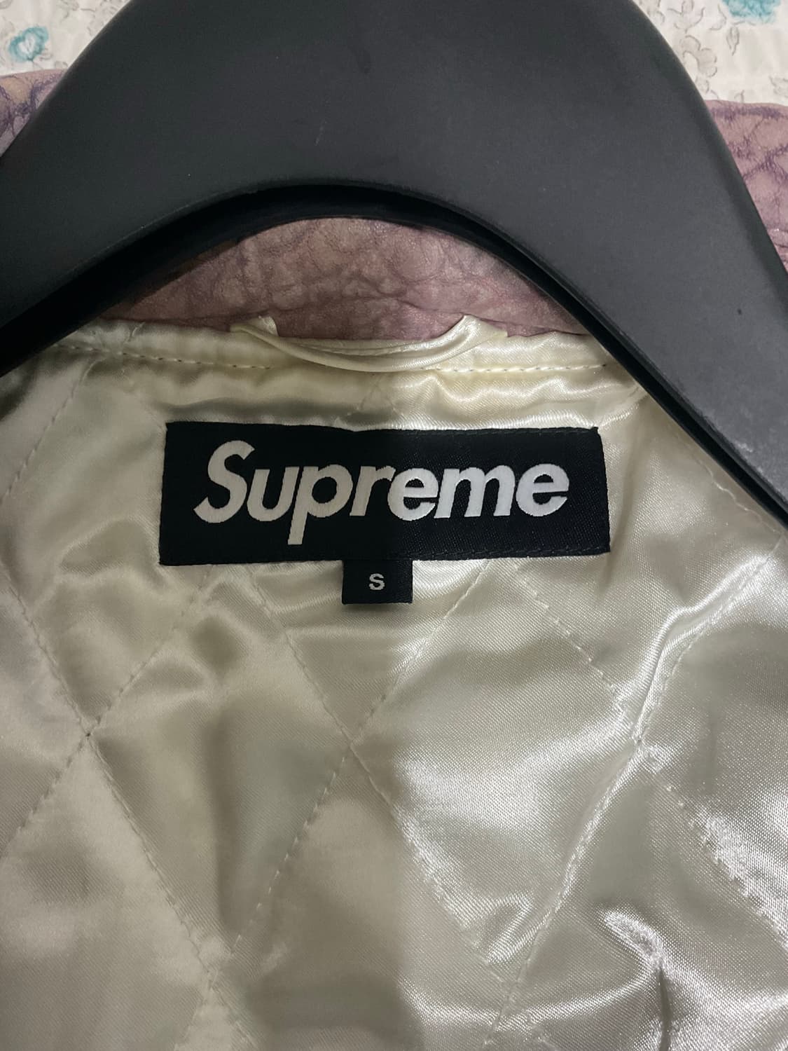 슈프림 페플드 레더 바시티 자켓 멀티컬러 S 상품이미지7