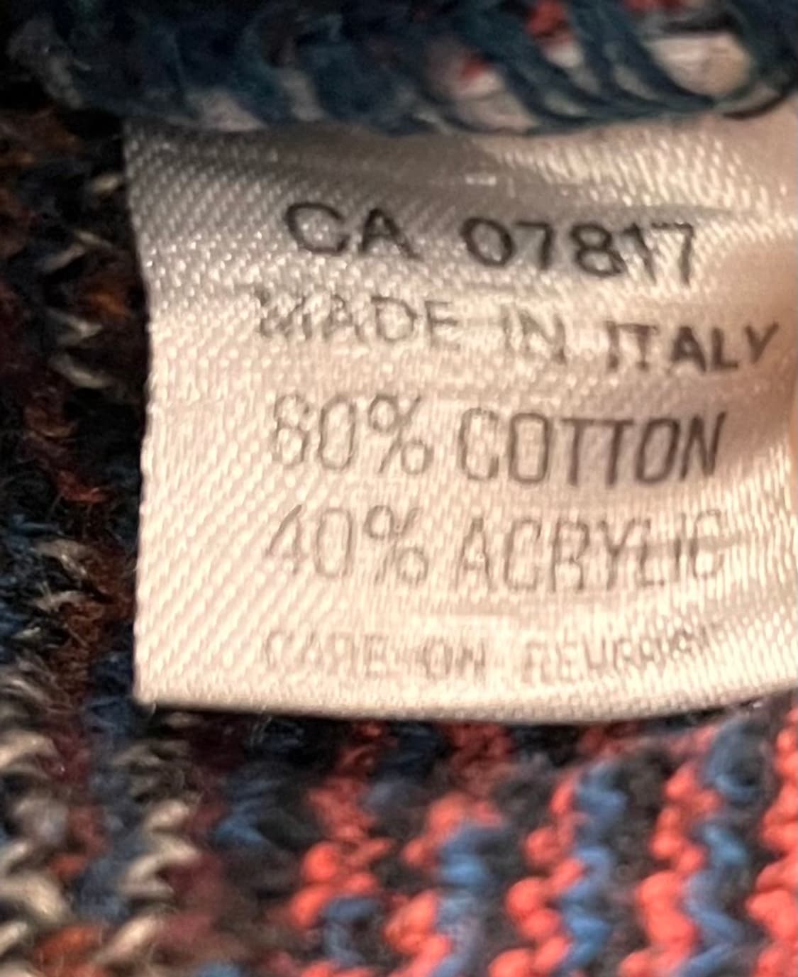 빈티지 이태리 패턴 니트 L 상품이미지3
