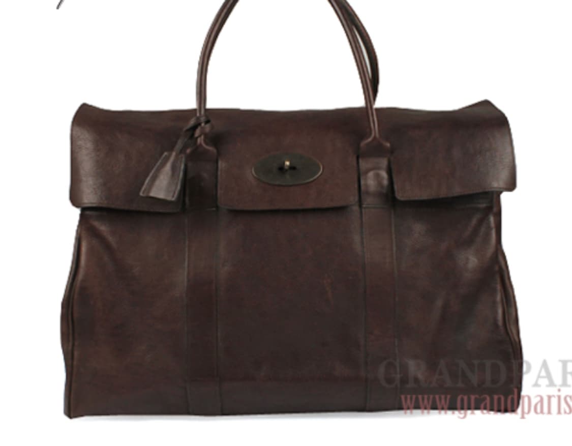 Mulberry 초코렛색 베이스워터 오버사이즈 피카딜리 토트백  새상품 상품이미지2