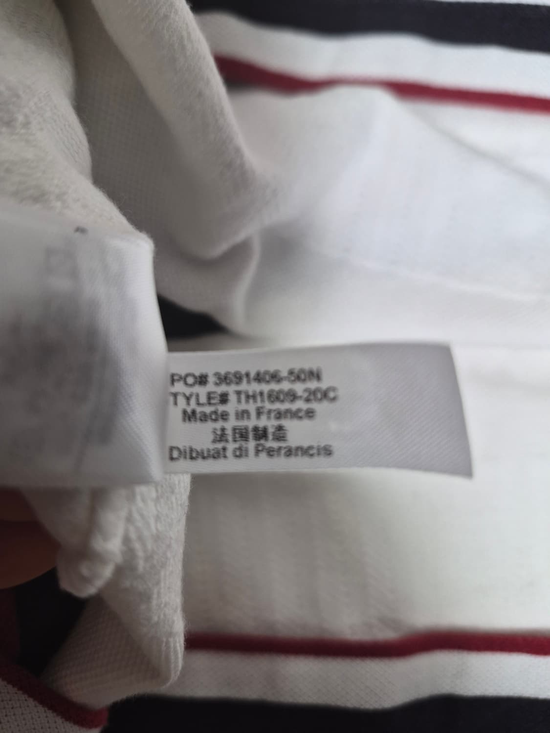 라코스테 프랑스 메이드 스트라이프 반팔티 L(5사이즈) 상품이미지5