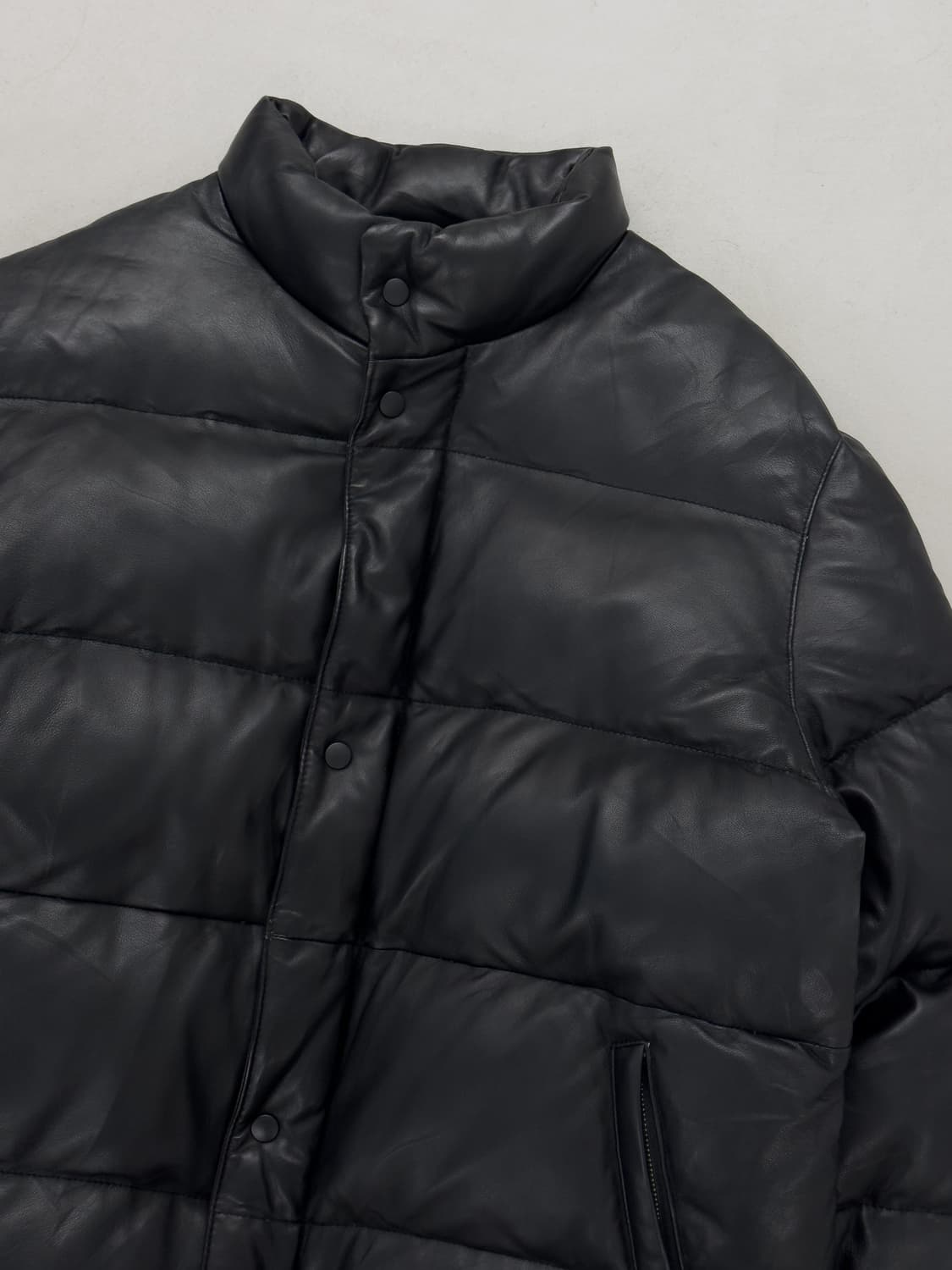 Wind Armor 레더 푸퍼 패딩 상품이미지3