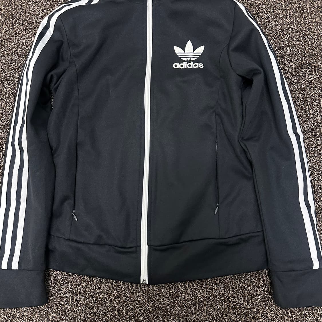 아디다스 여성 유로파 져지 집업 블랙 95사이즈 상품이미지3