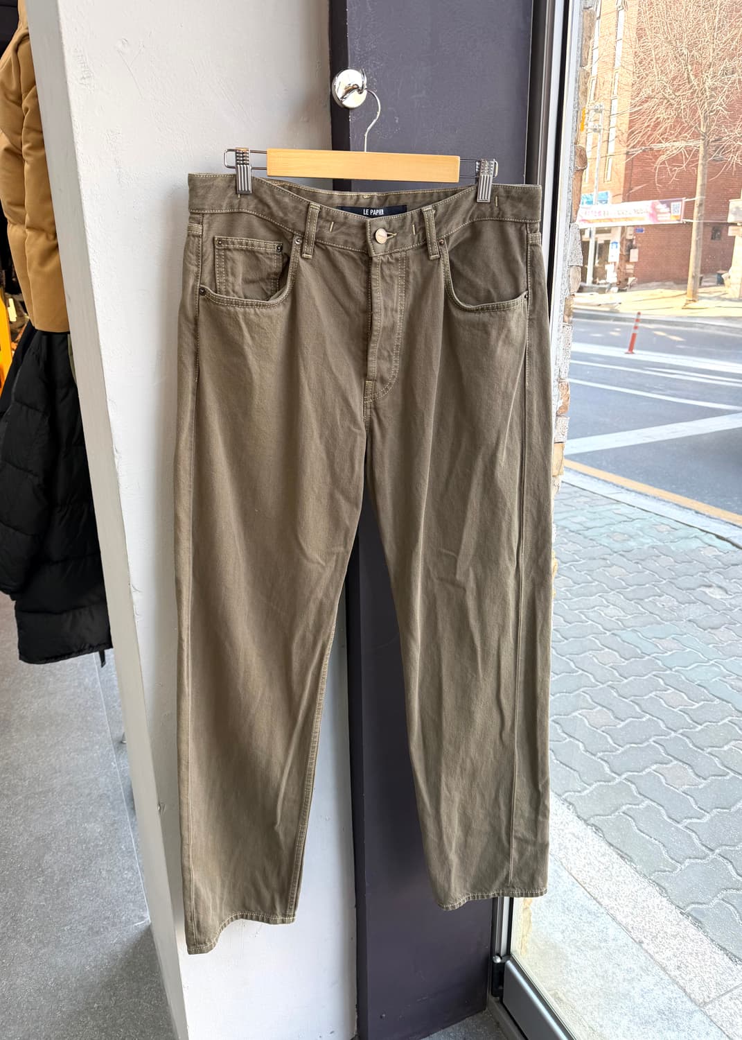 32~33/ 자크뮈스 LE PAPIER 브라운 데님 팬츠 상품이미지2