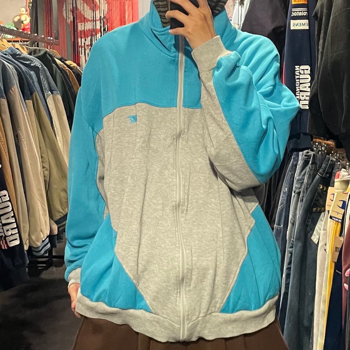 [IM] 나이키 스웻 집업 아쿠아그린 상품이미지2