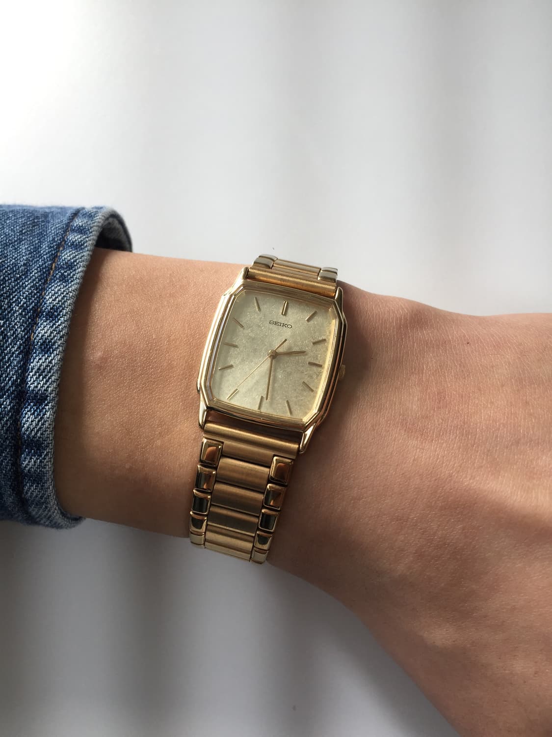 90s seiko square gold quartz (ver.2) 상품이미지3