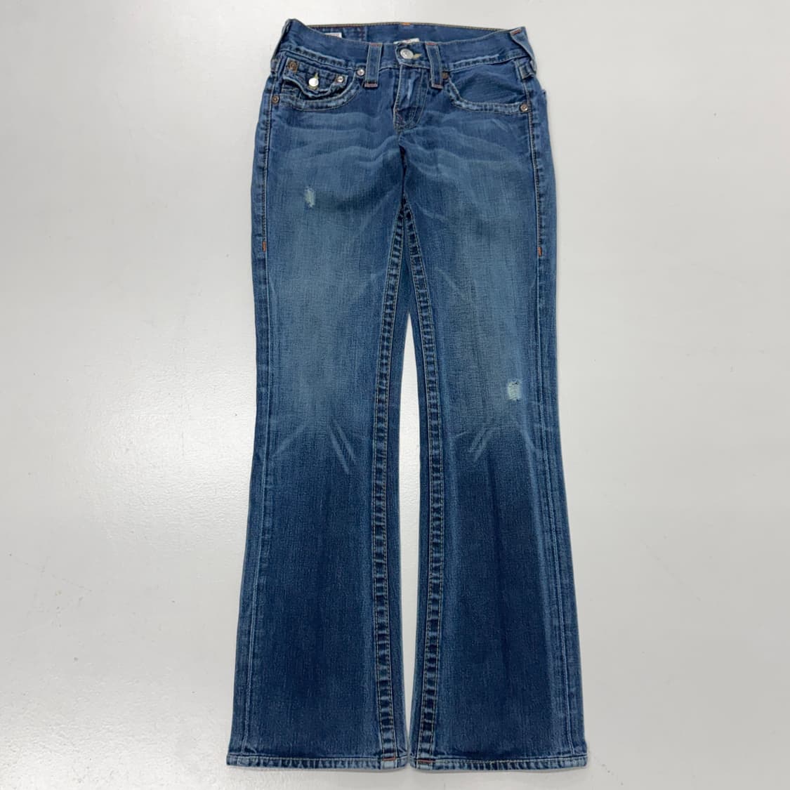 트루릴리전 Y2K 빌리 로우라이즈 골반 데님팬츠 상품이미지2