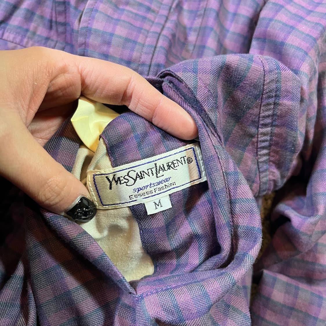 Y.S.L 입생로랑 리버시블 블루종 자켓 상품이미지5