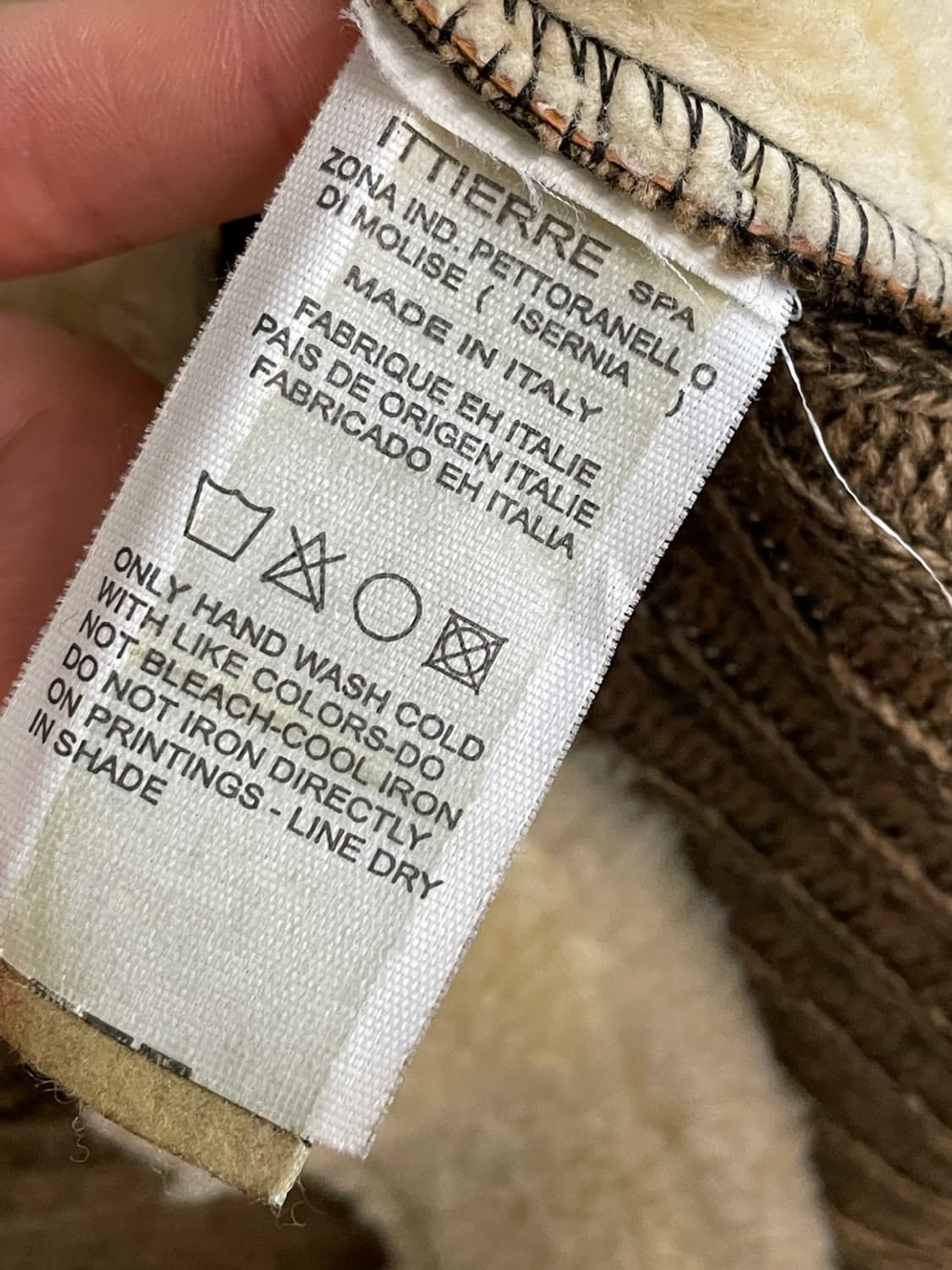 돌체앤가바나 시어링 레더 니트 집업 상품이미지6