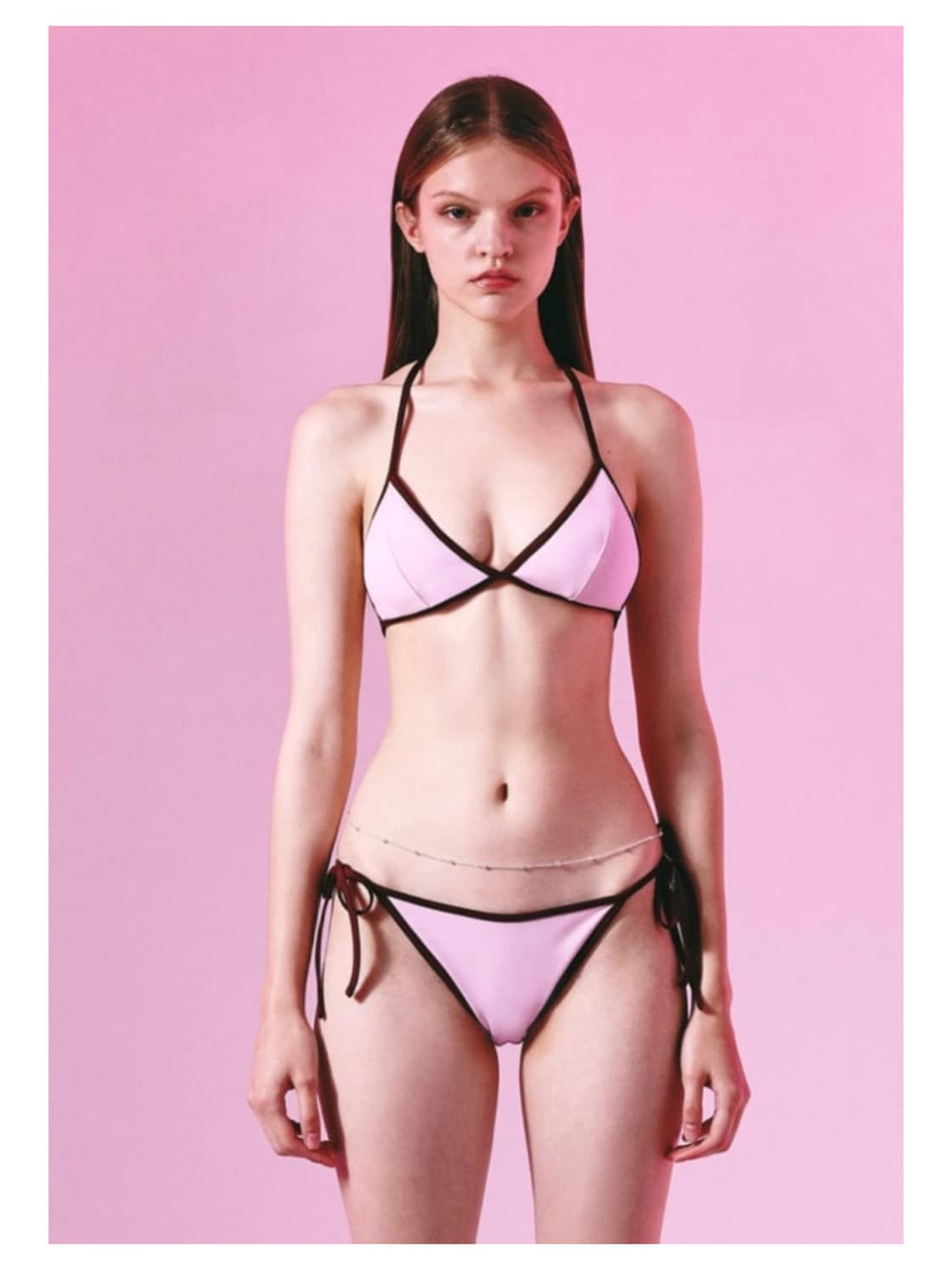 비나제이 트라이앵글 비키니 (Pink) 상품이미지1