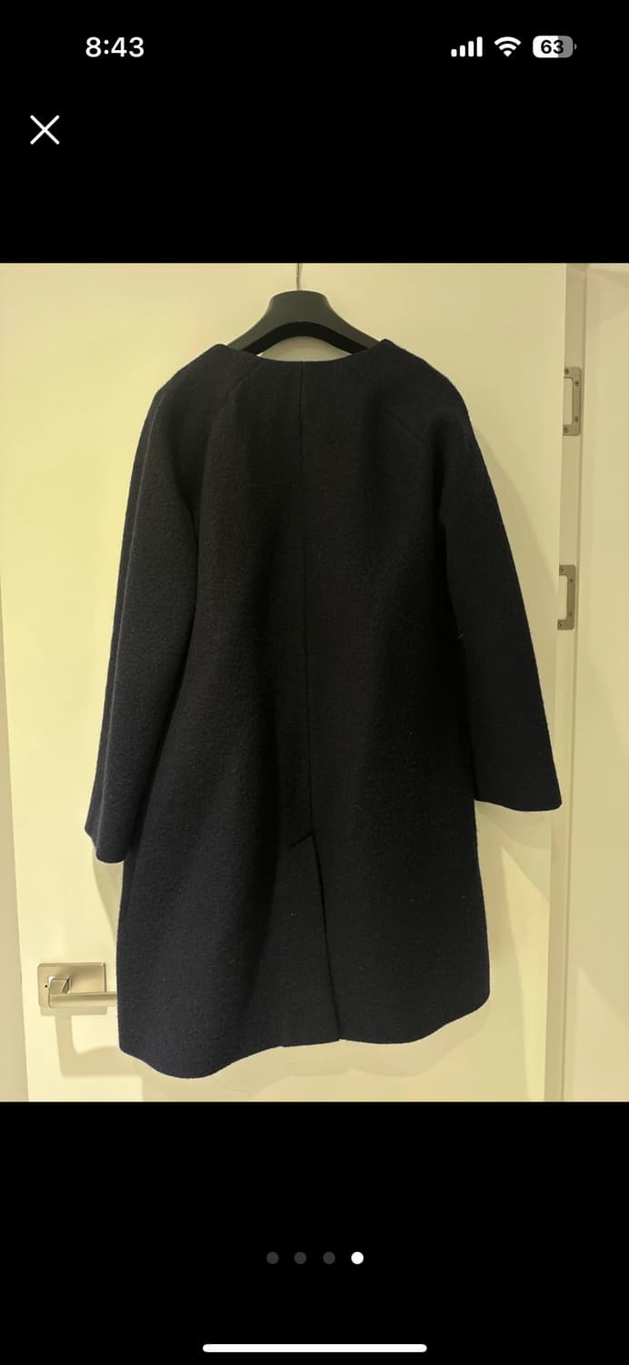 COS 네이비 울 코트 A라인 34사이즈 상품이미지4
