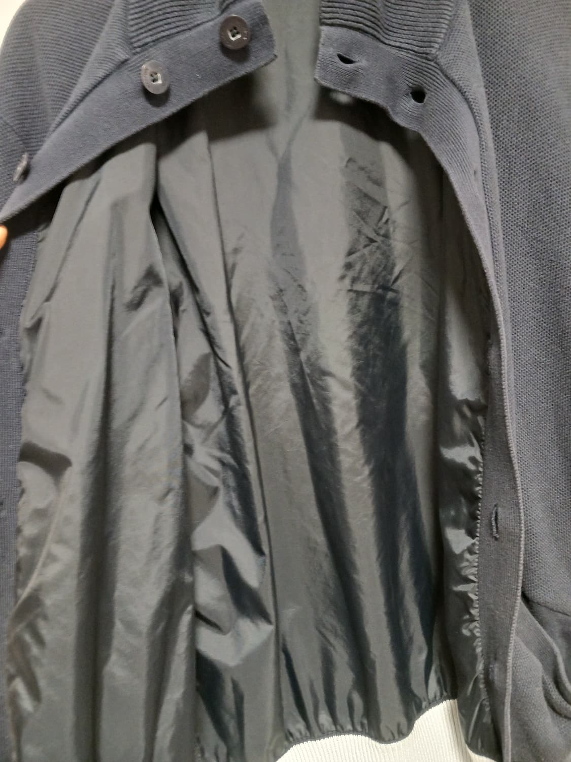 노티카 네이비 니트가디건  상품이미지4