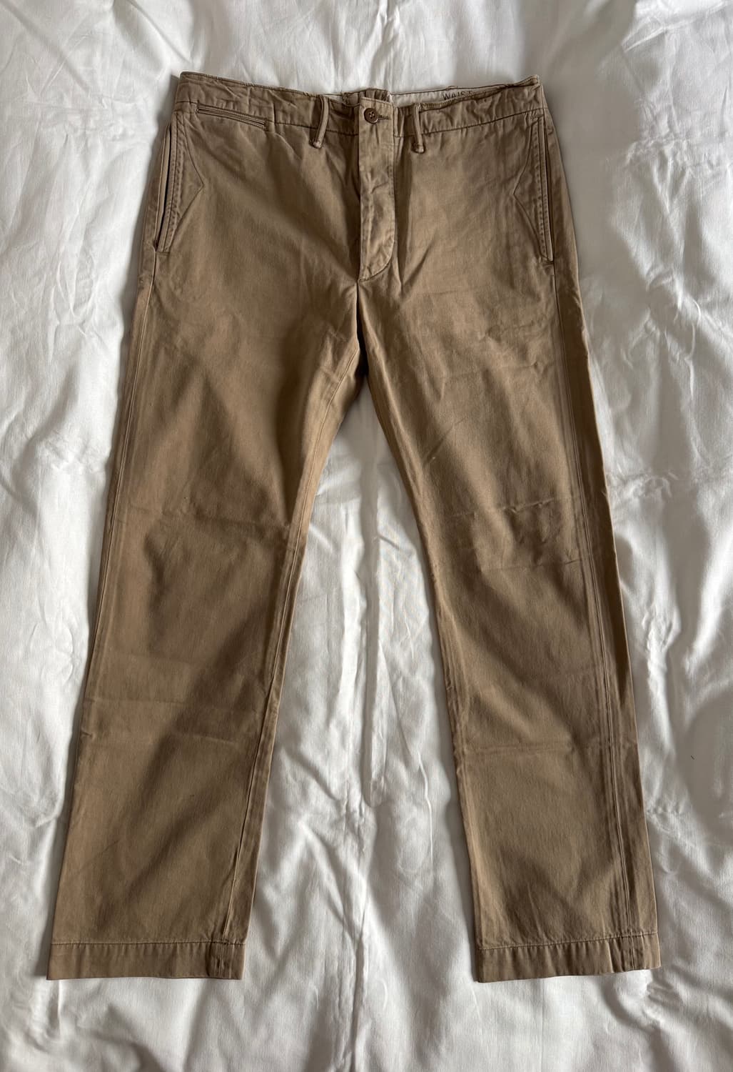 [33] RRL 더블알엘 오피서 치노 팬츠 카키 상품이미지2