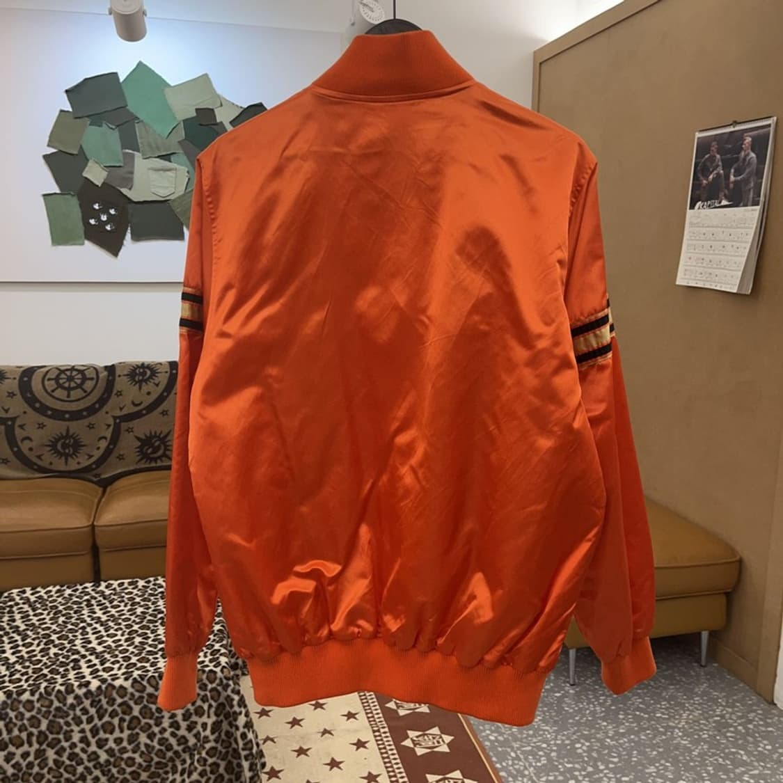 스타터 샌프란시스코 자이언츠 레트로 오렌지 바시티 자켓 M C08859 상품이미지4