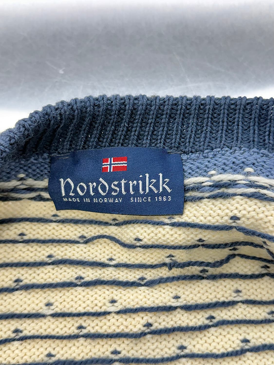 노르웨이 에스닉 앤티크 버진울 클래식 니트 가디건 상품이미지7