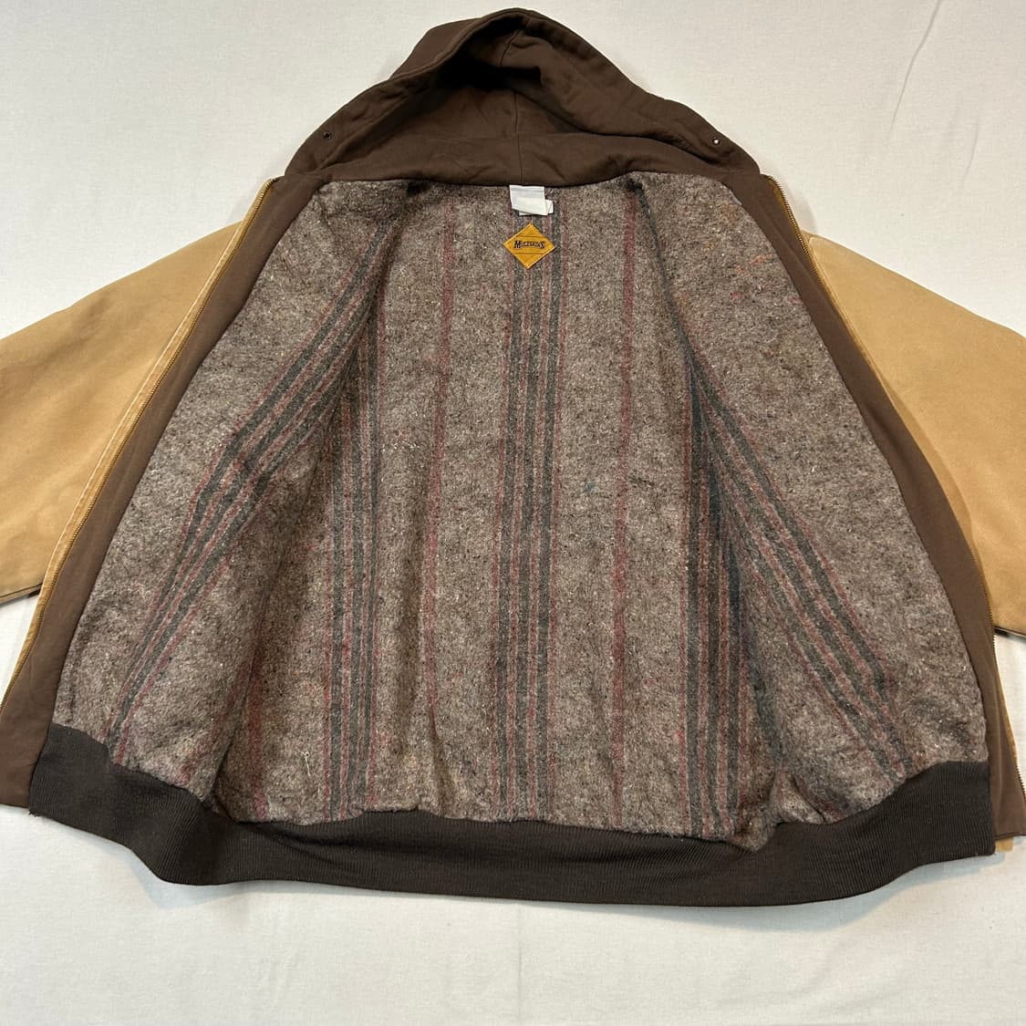 XXXL) MULESKINS USA 덕 캔버스 봄버 후드 자켓 상품이미지5