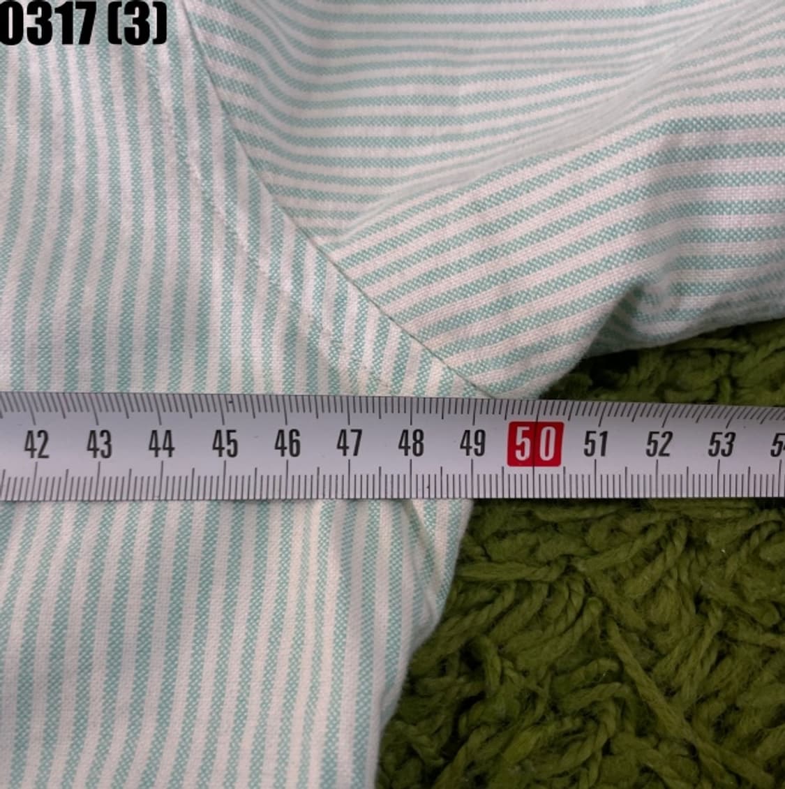 랄프로렌 크롭 스트라이프 긴팔 셔츠 상품이미지5