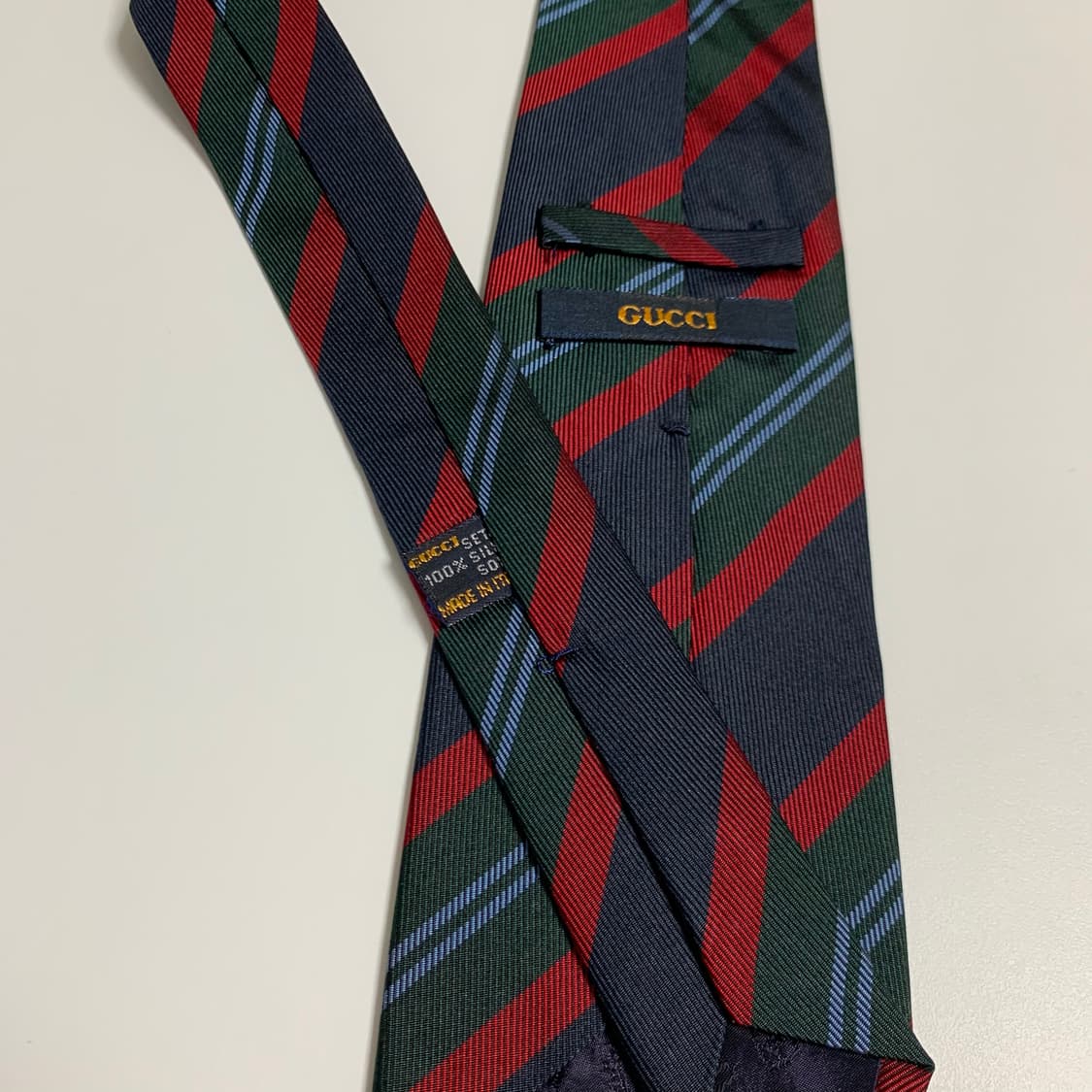 구찌(GUCCI) 레지멘탈 클래식넥타이 명품 100실크 8cm A+등급 상품이미지7