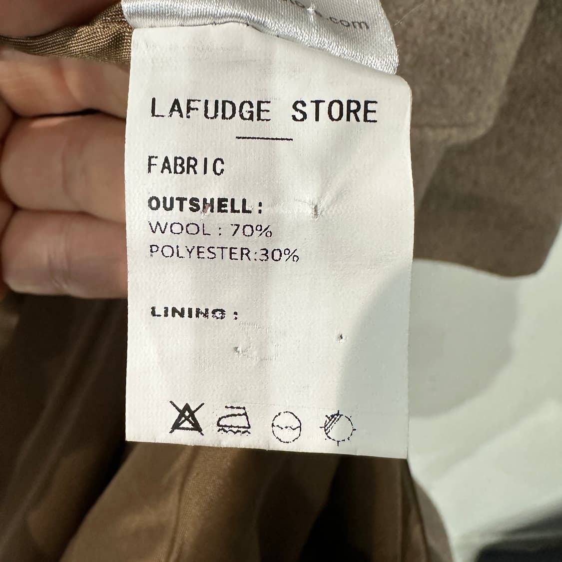 라퍼지스토어 울 오버핏 롱코트 상품이미지5