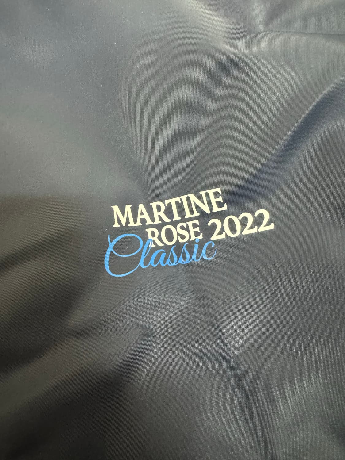 [S] 마틴로즈 2022FW 봄버자켓 네이비 상품이미지2