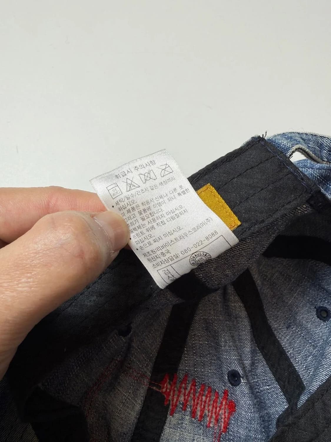 리바이스 00's 501 스티치 데님 볼캡 Q1486 상품이미지7