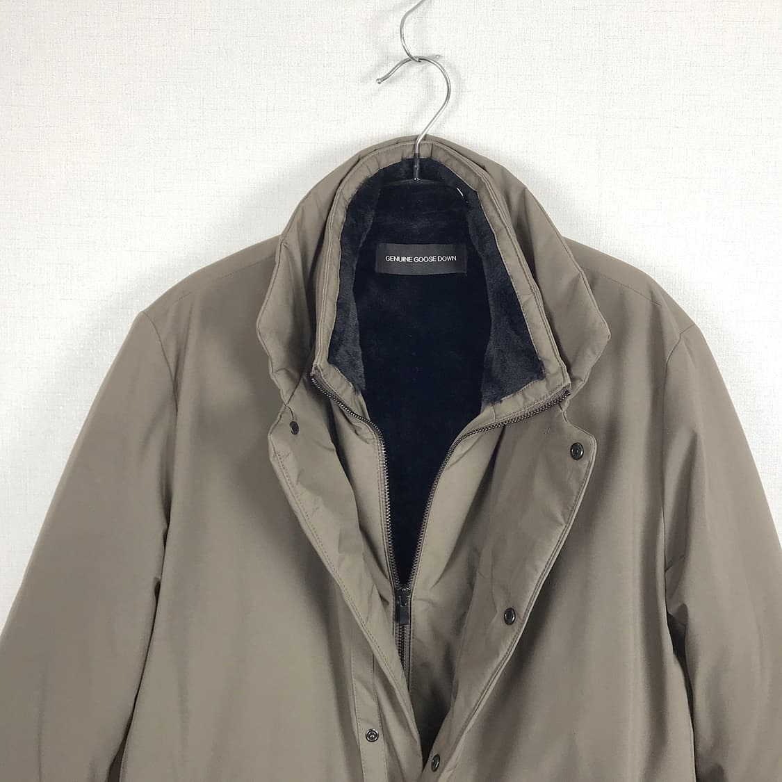 지오지아 이중 플라켓 구스다운 패딩코트 남성105 상품이미지4