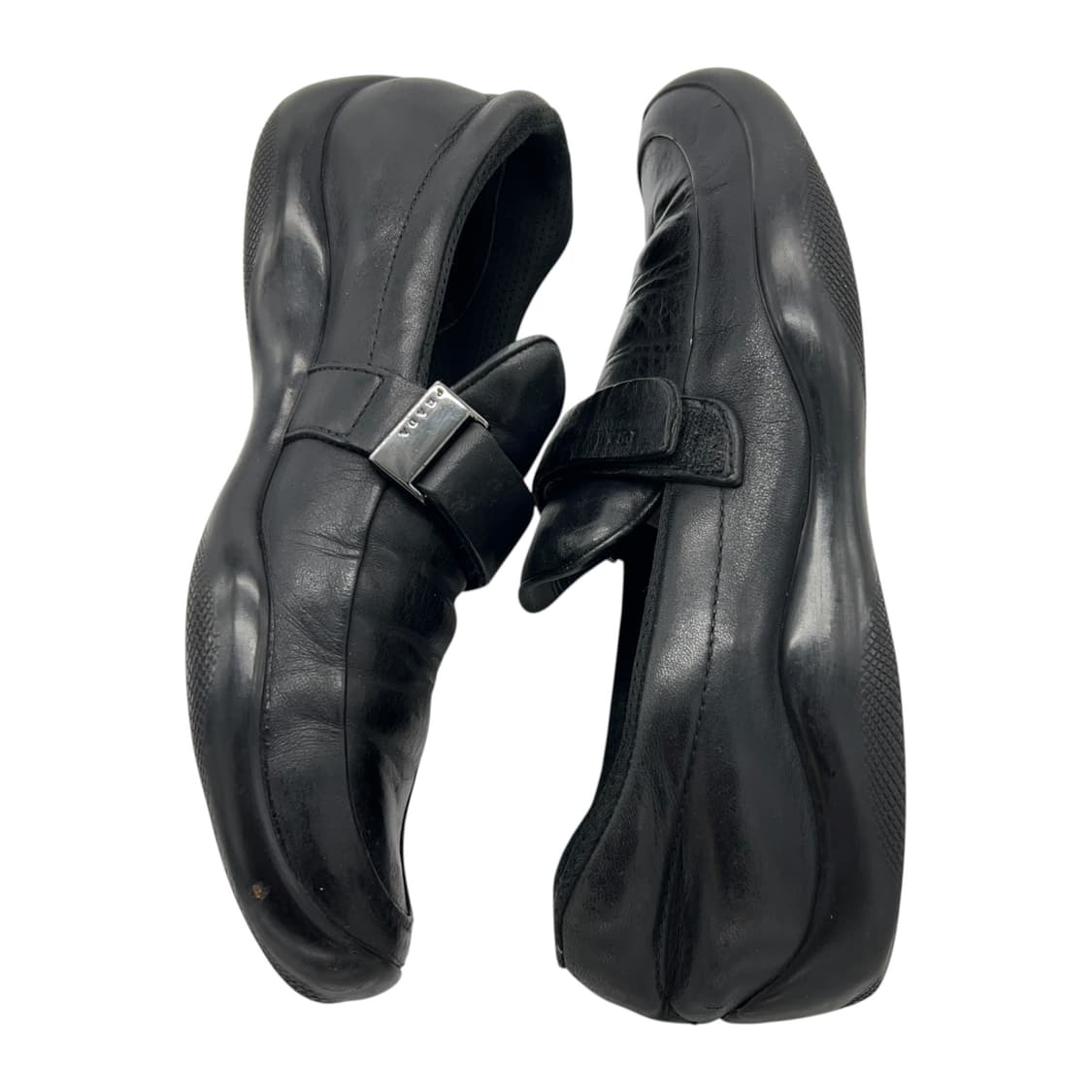 255 Vtg 프라다 스포츠 스트랩 로퍼 블랙 (UK6.5) 상품이미지3