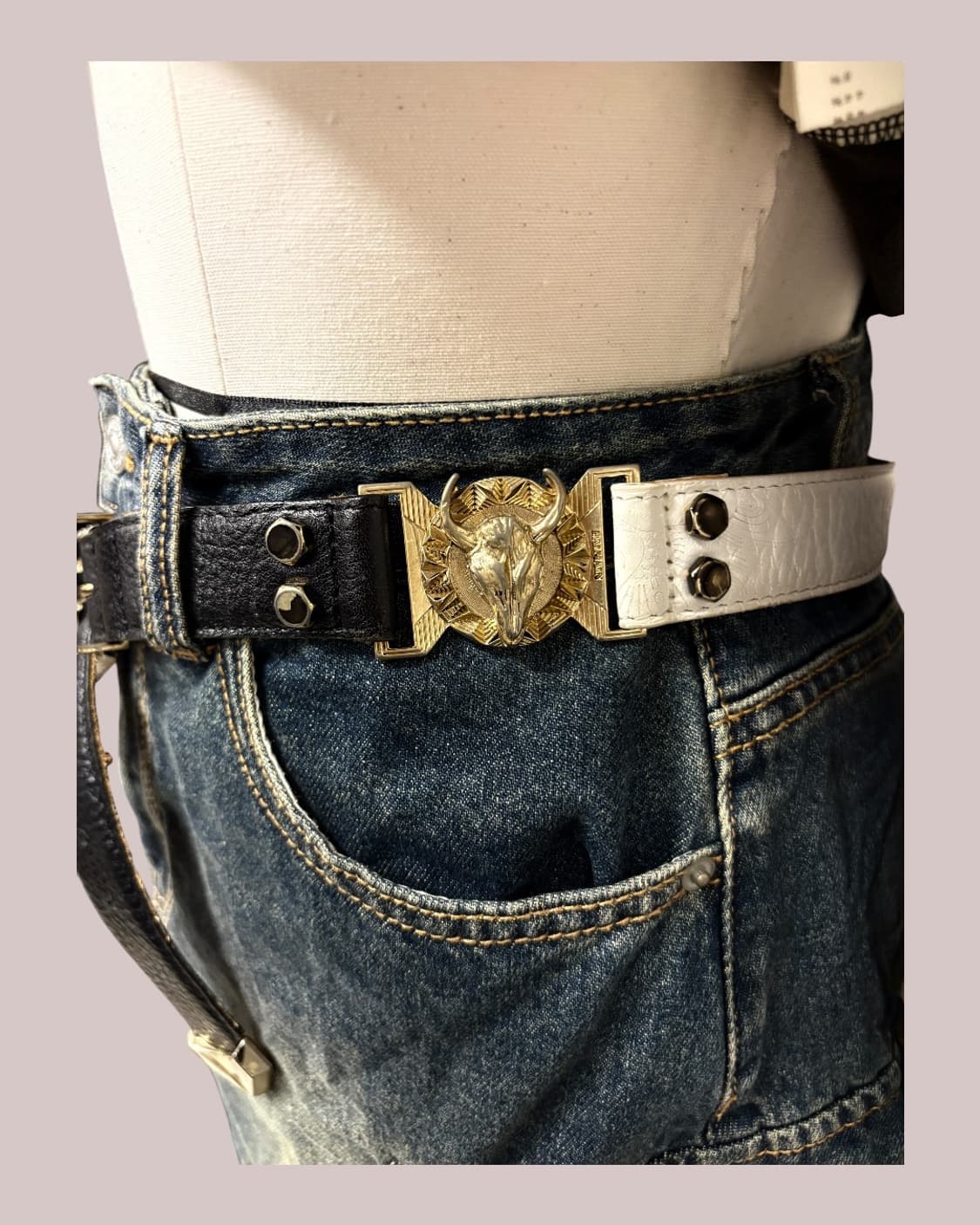 BALMAIN [정품/정품각인] 발망 빈티지 버팔로 황소 상품이미지3