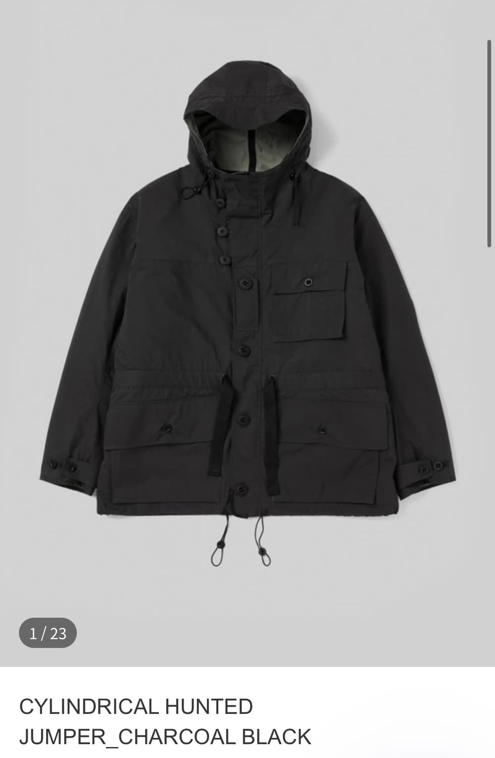 오토매틱포더피플 실린드리컬 헌티드점퍼 2사이즈 구매 상품이미지1