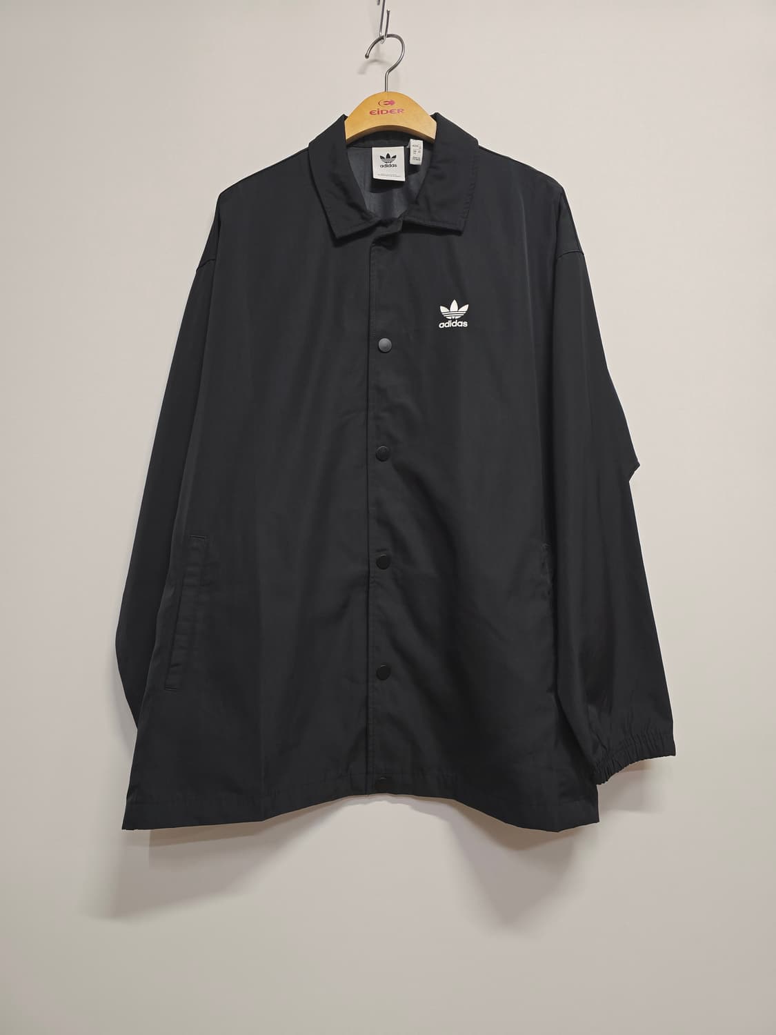 아디다스 블랙 코치자켓 XXL 상품이미지1