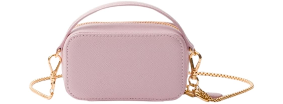 프라다 사피아노 레더 미니 파우치 알라바스터 핑크 상품이미지5