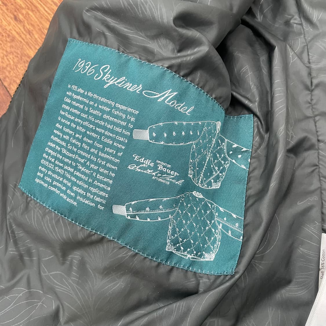 에디바우어 스카이라이너 복각 다운 베스트  상품이미지3