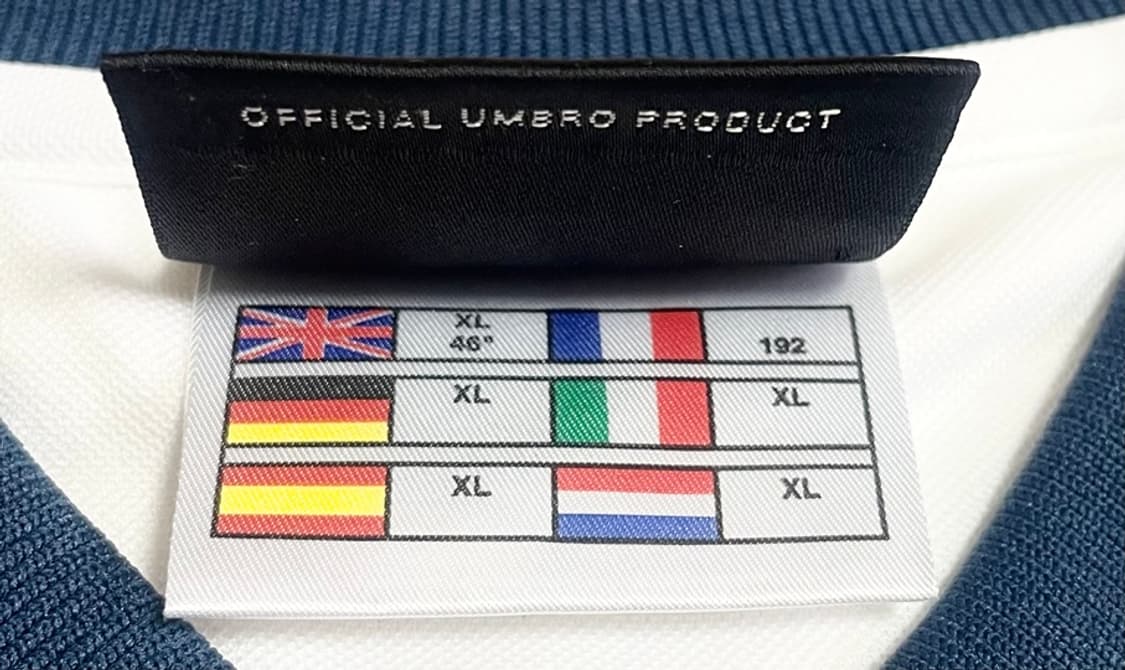 엄브로 잉글랜드 국대 00-01 트레이닝 셔츠 상품이미지7