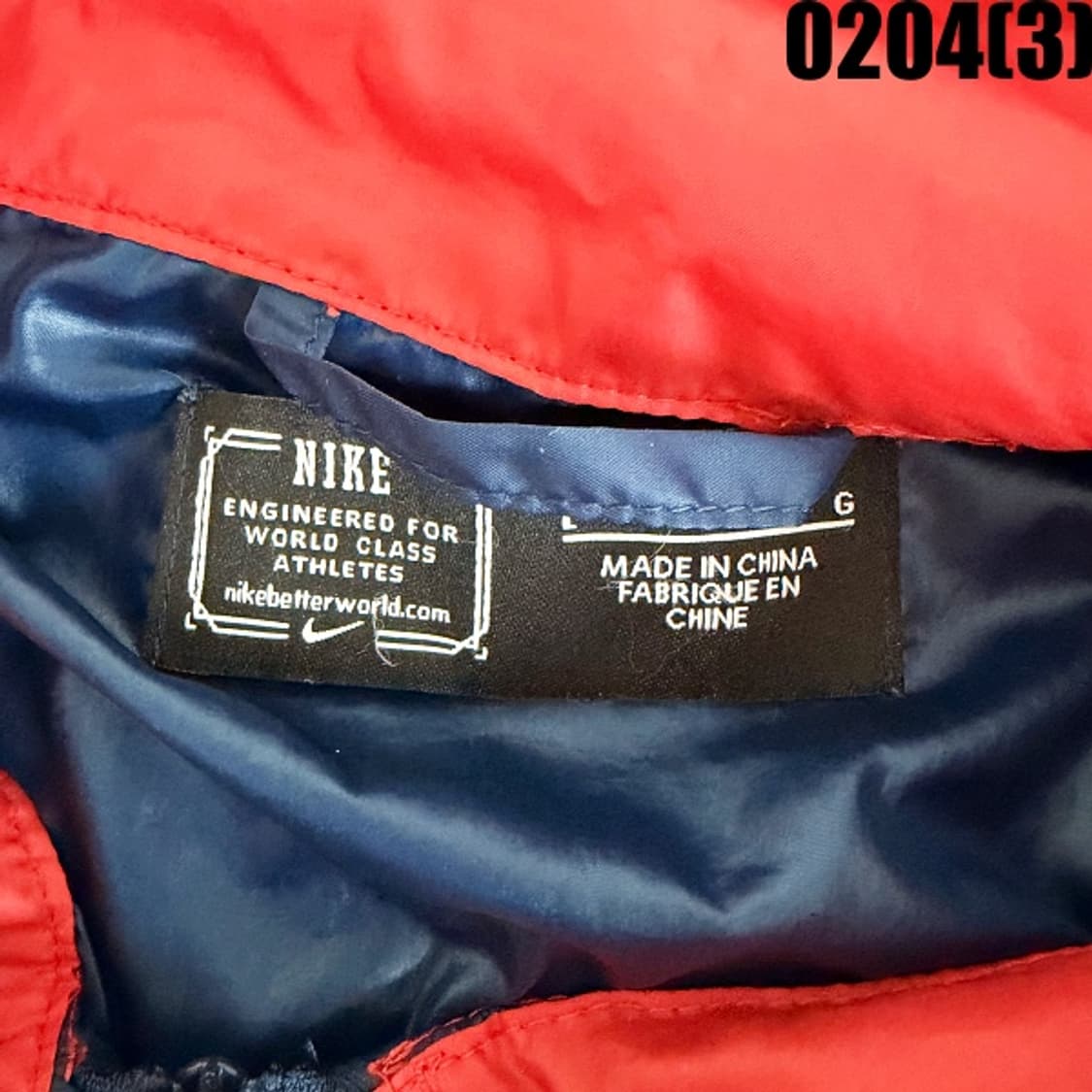 [105(L)] 나이키 배색 바람막이 후드 집업 0204(3) 상품이미지4