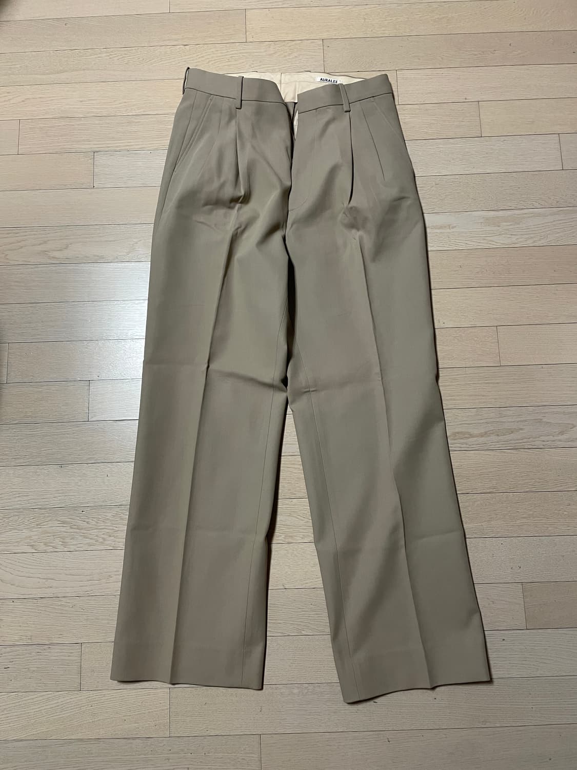 AURALEE HARD TYIST DOUBLE WIDE SLACKS 상품이미지1