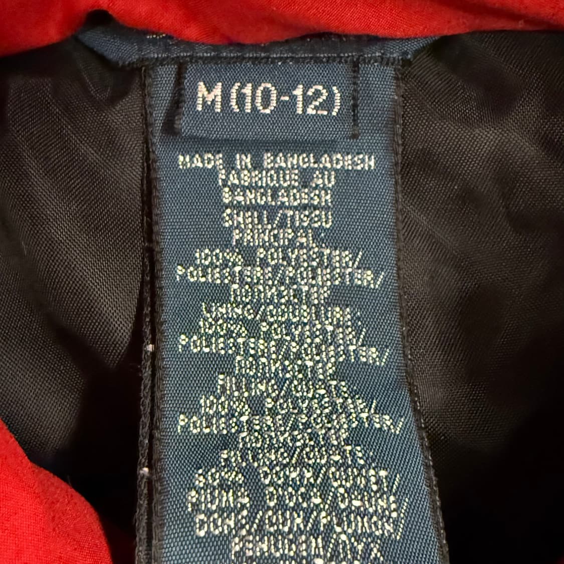 [정품/M] 폴로 랄프로렌 레드 후드 패딩 점퍼 b14 상품이미지5