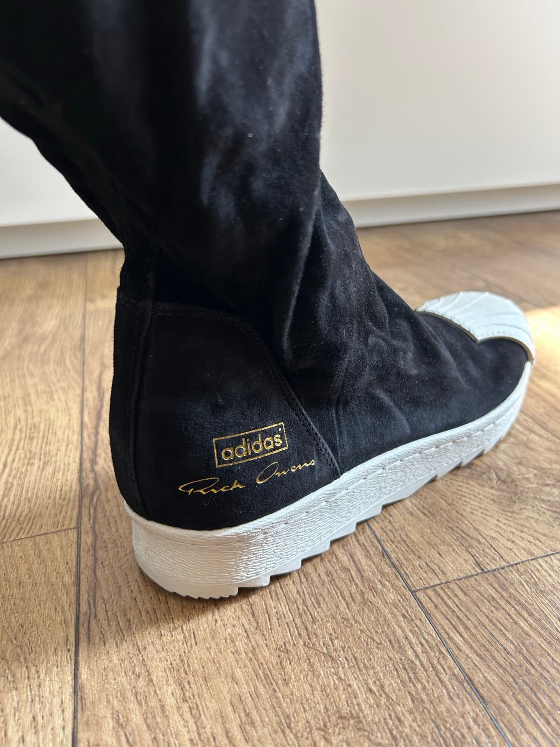 릭오웬스 아디다스 슈퍼스타 삭스 하이 상품이미지7