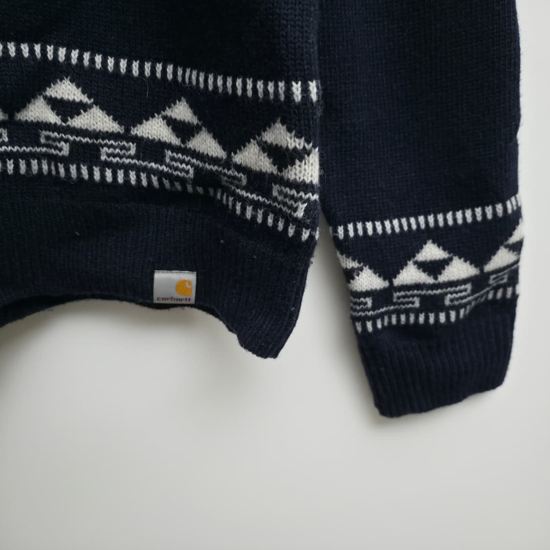 [L] 칼하트 페어아일 네이비 니트 상품이미지4