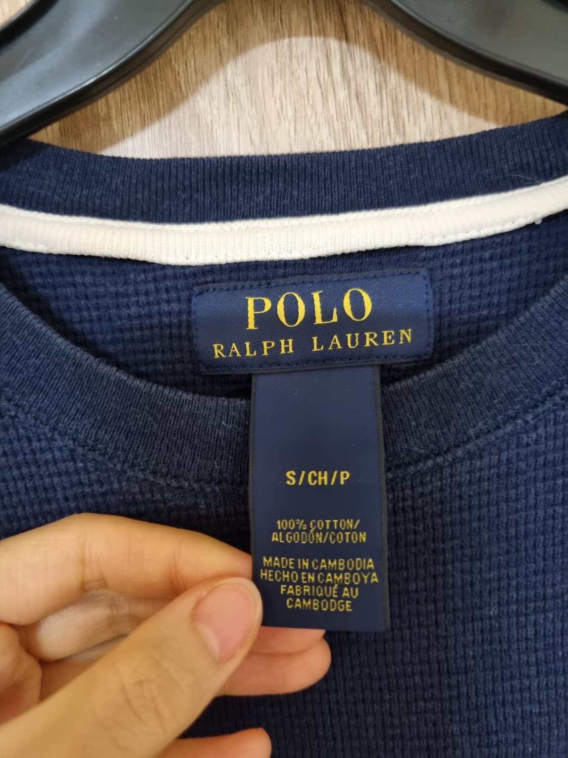 폴로 랄프로렌 와플 롱슬리브 상품이미지3