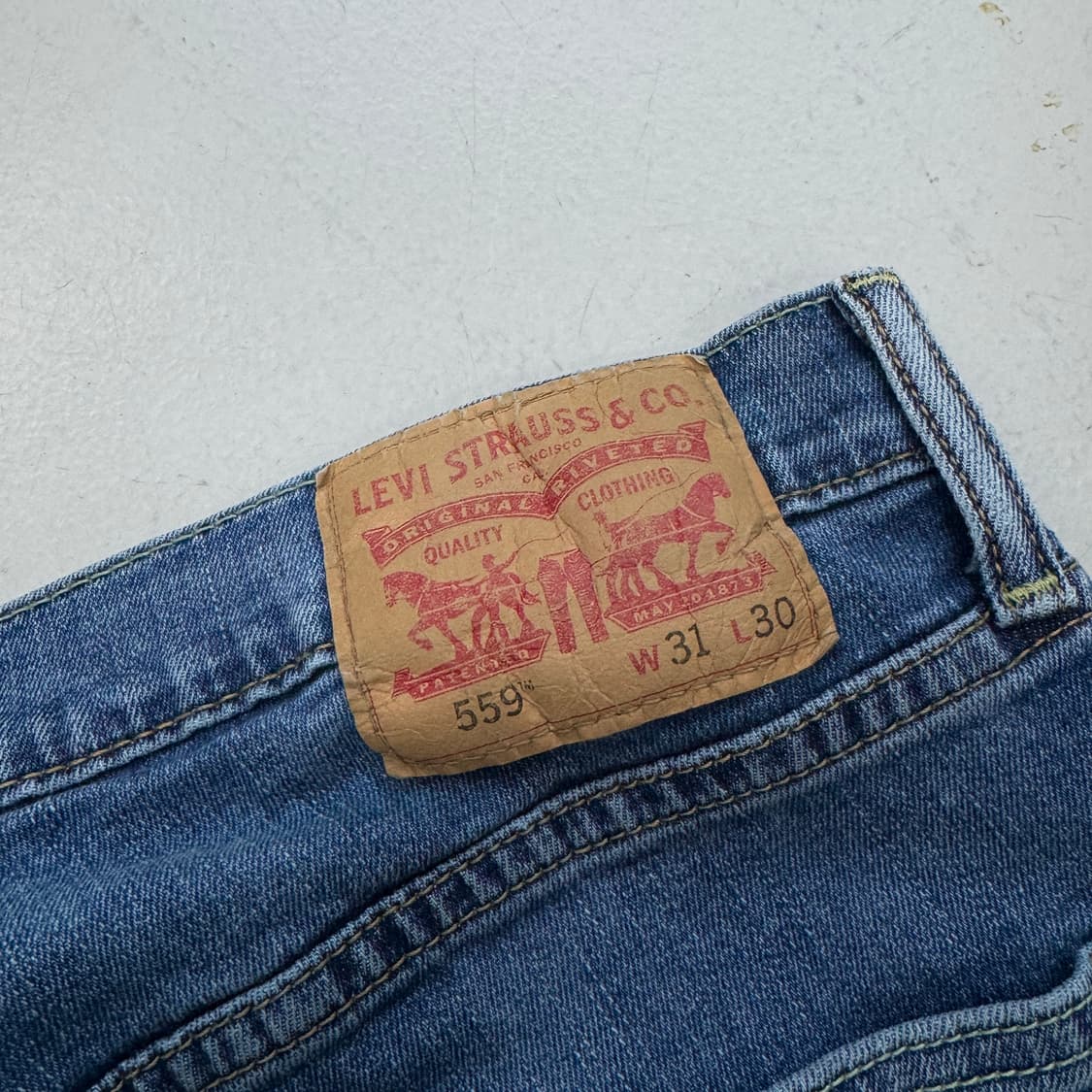리바이스 559 새깅 워싱 스케이터 데님팬츠 상품이미지6
