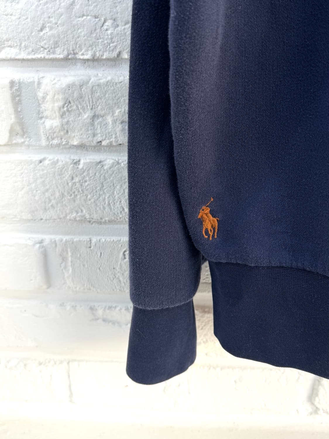 폴로 네이비 기모 스웻셔츠 상품이미지5