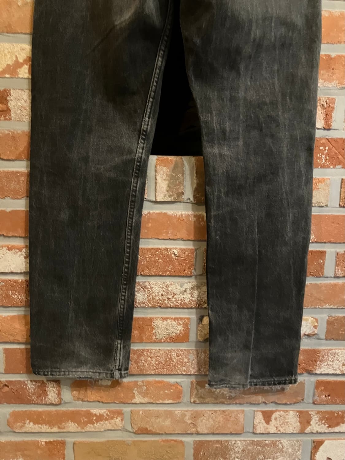 90s USA 빈티지 리바이스 501 0660 블랙진 흑청 데님 팬츠 상품이미지7