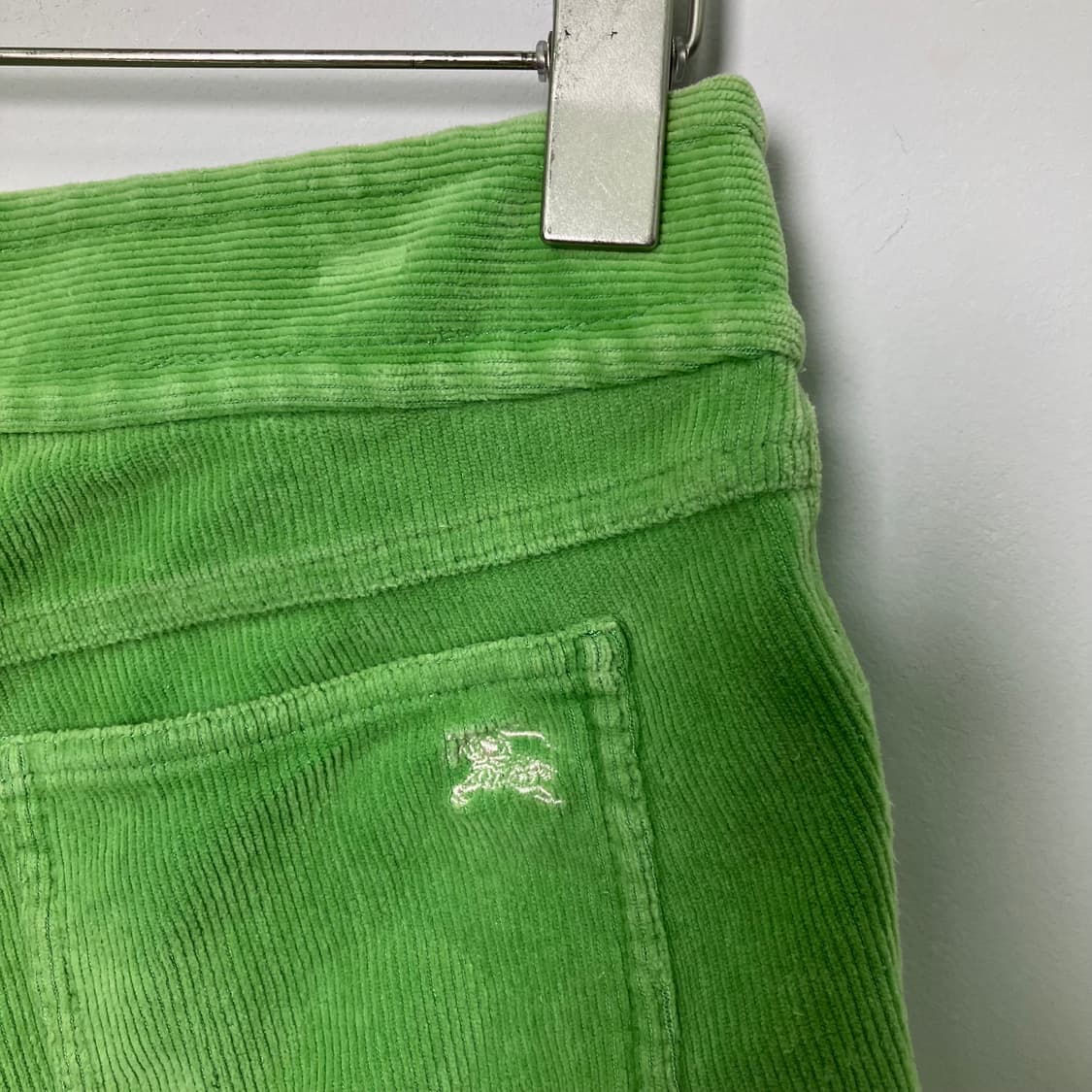 버버리 Y2K 오네갸루 그린 쇼츠 38 상품이미지6