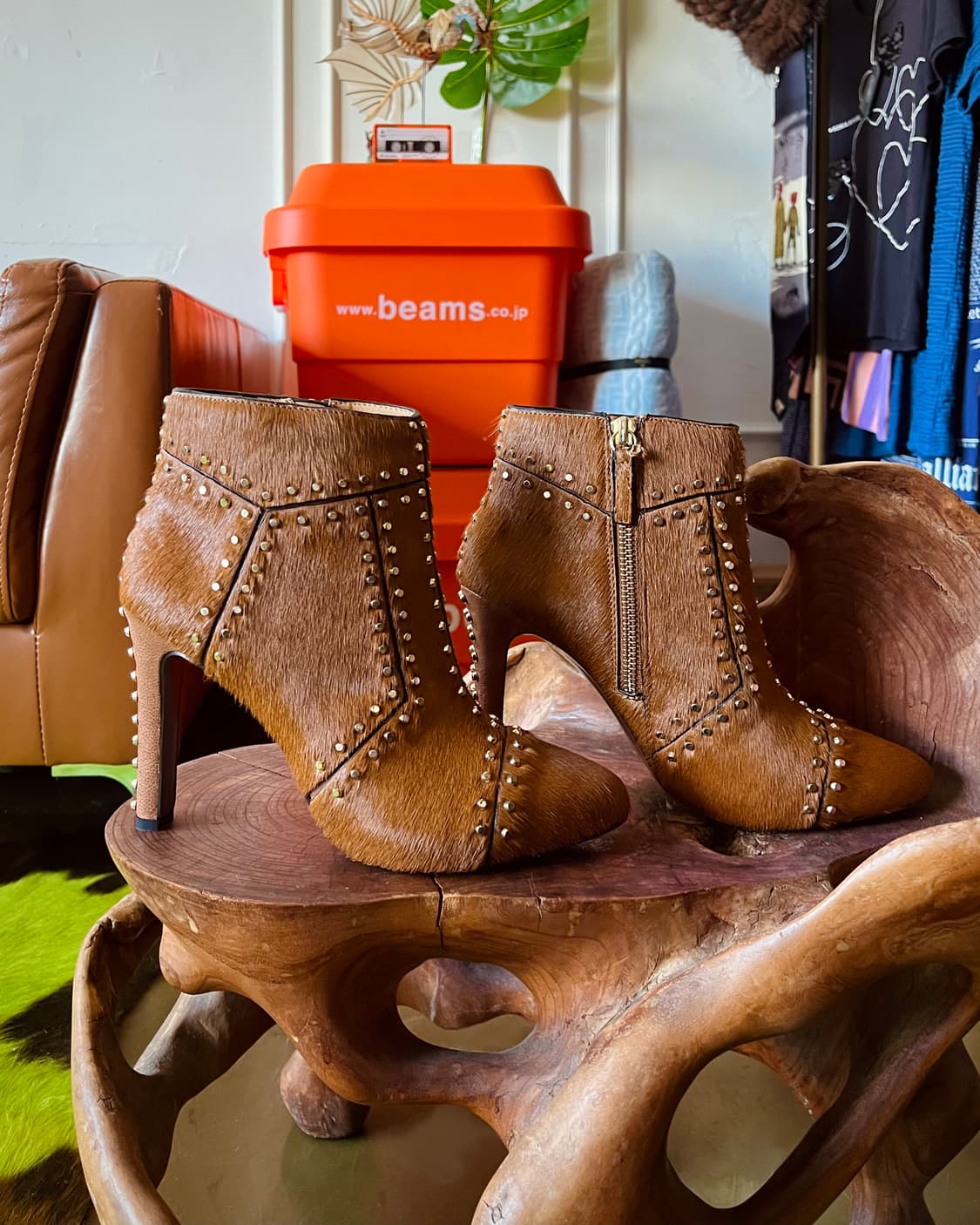 UNITED NUDE Real Pony Hair Studs Heel 상품이미지7