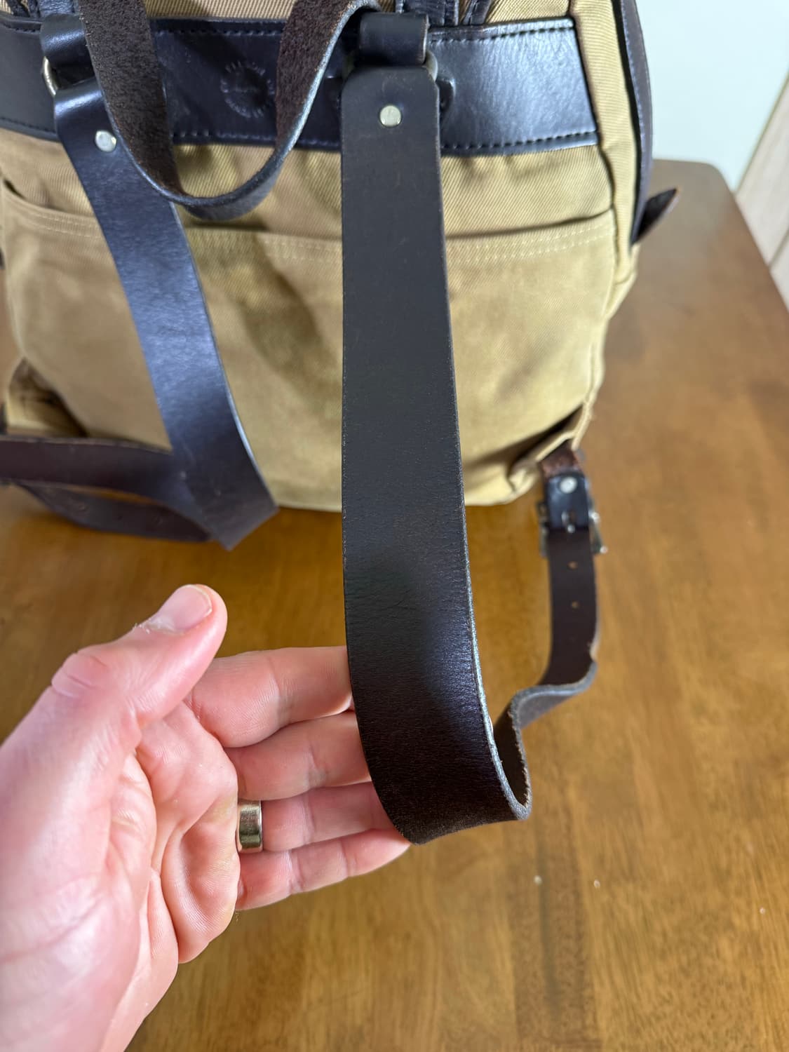 필슨 70262 럭색 백팩 탄 미국제 상태최상 상품이미지5