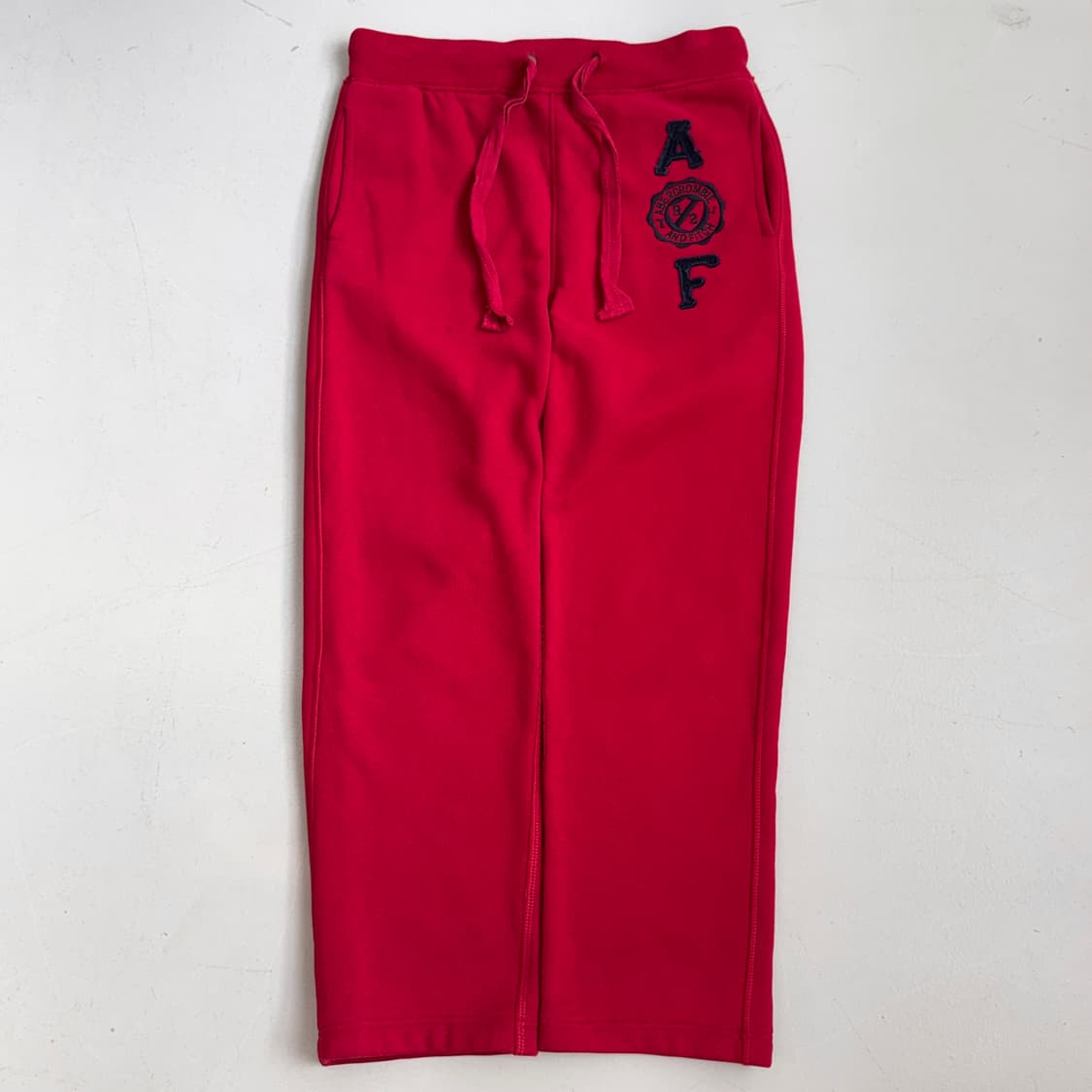 아베크롬비 Y2K 아치로고 트랙팬츠 레드 상품이미지2