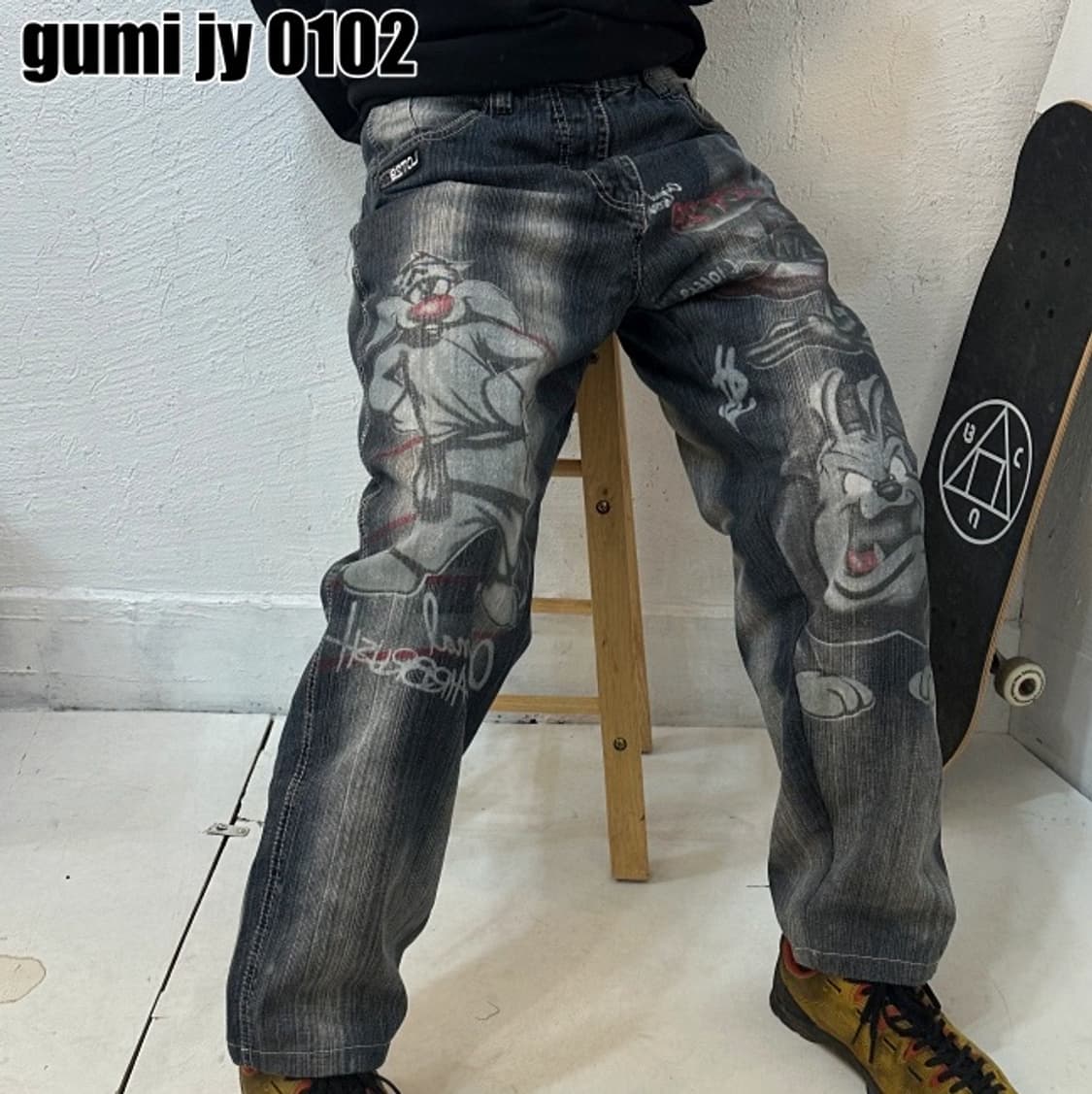 빈티지 데님팬츠 34 상품이미지1