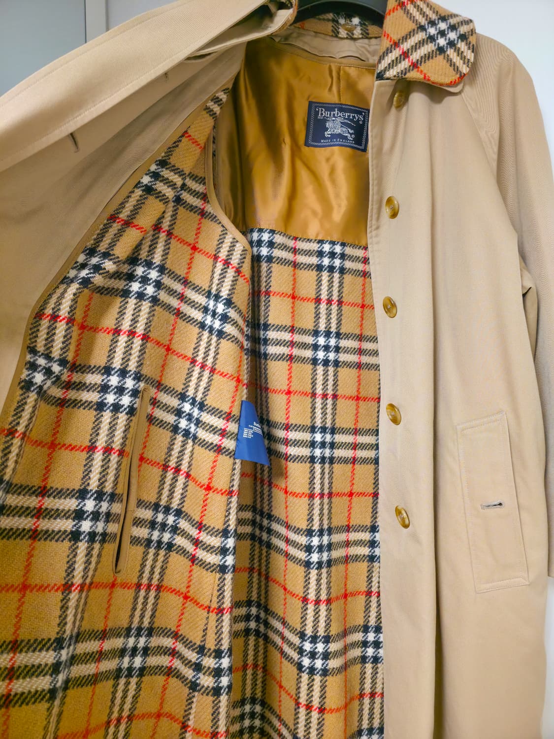 버버리 클래식 체크 카라 트렌치 코트 상품이미지4