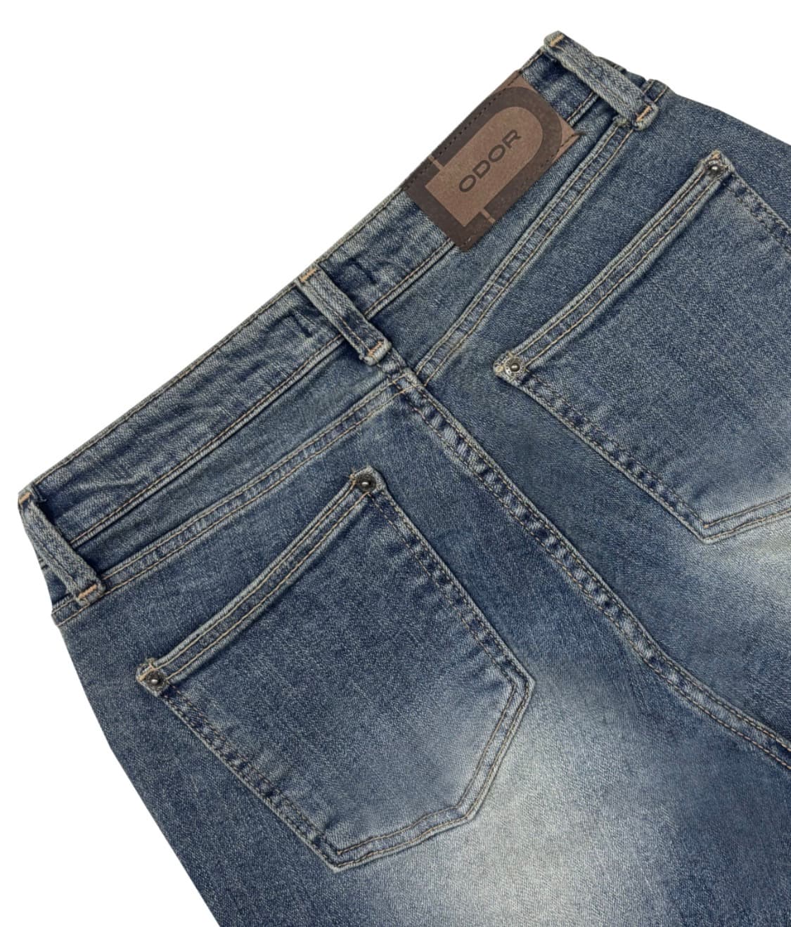 odor Vintage raw jean in blue 상품이미지9