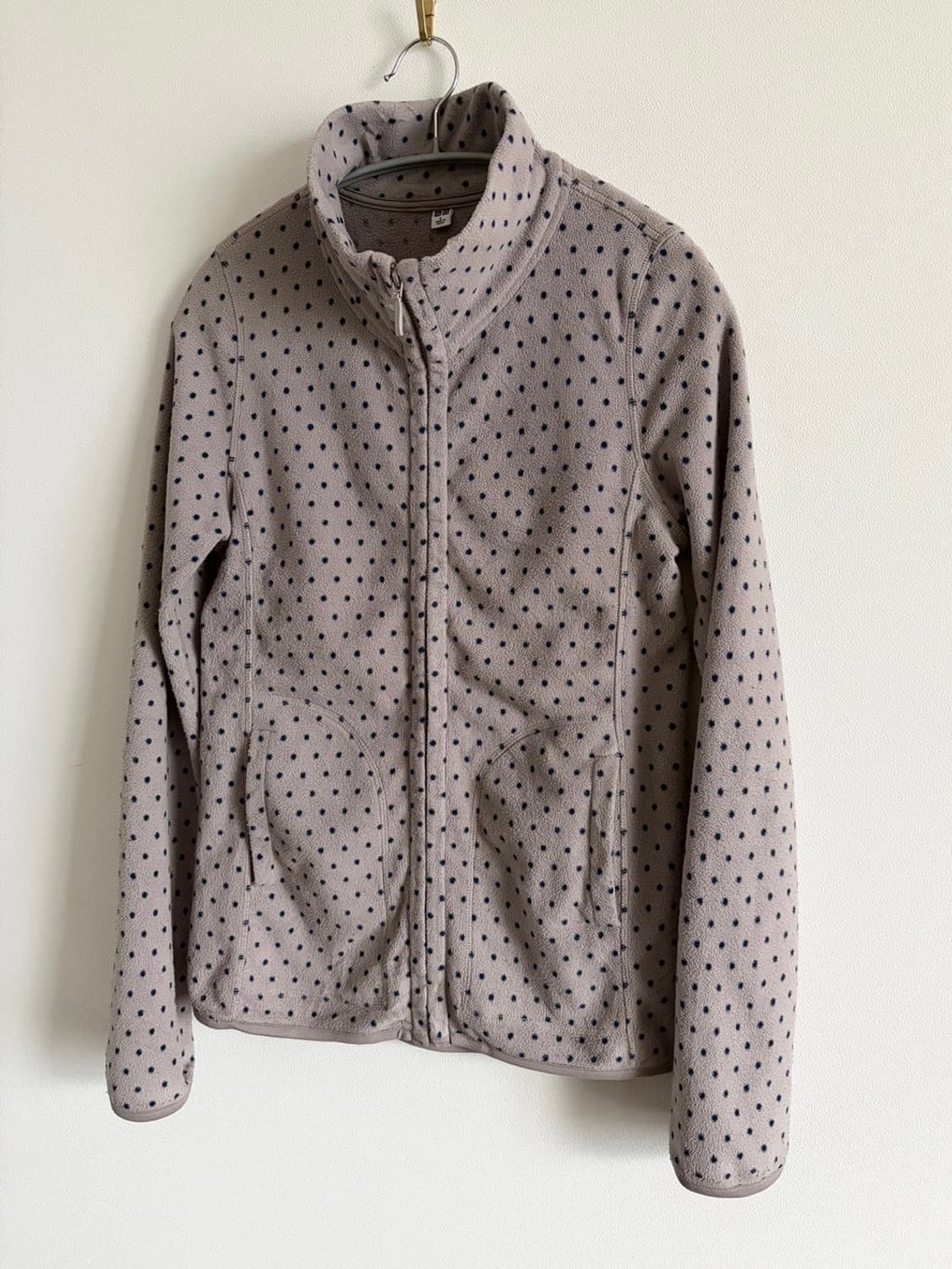 dot patterned zip-up 상품이미지7