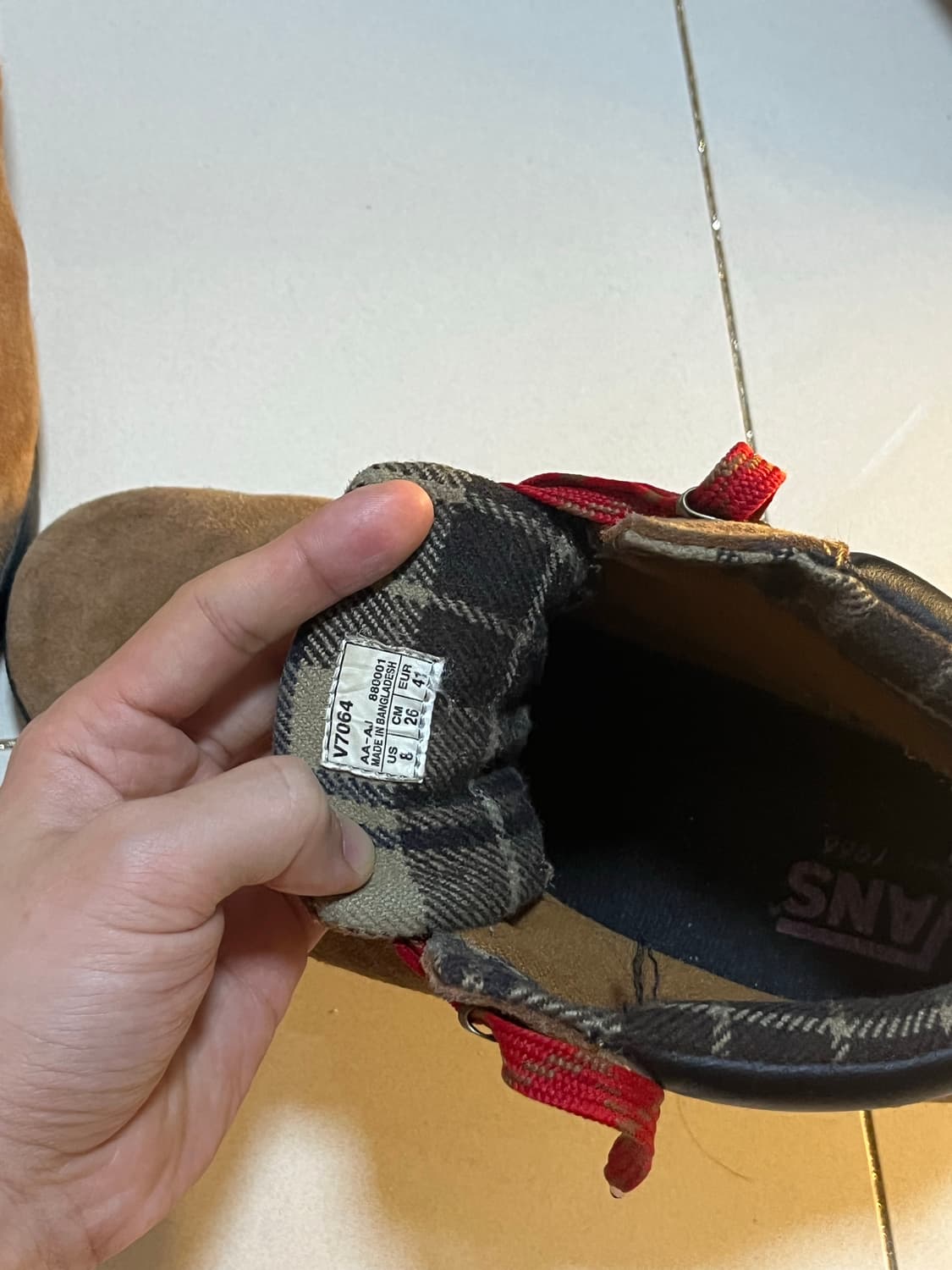 반스 하이킹부츠 260 상품이미지2